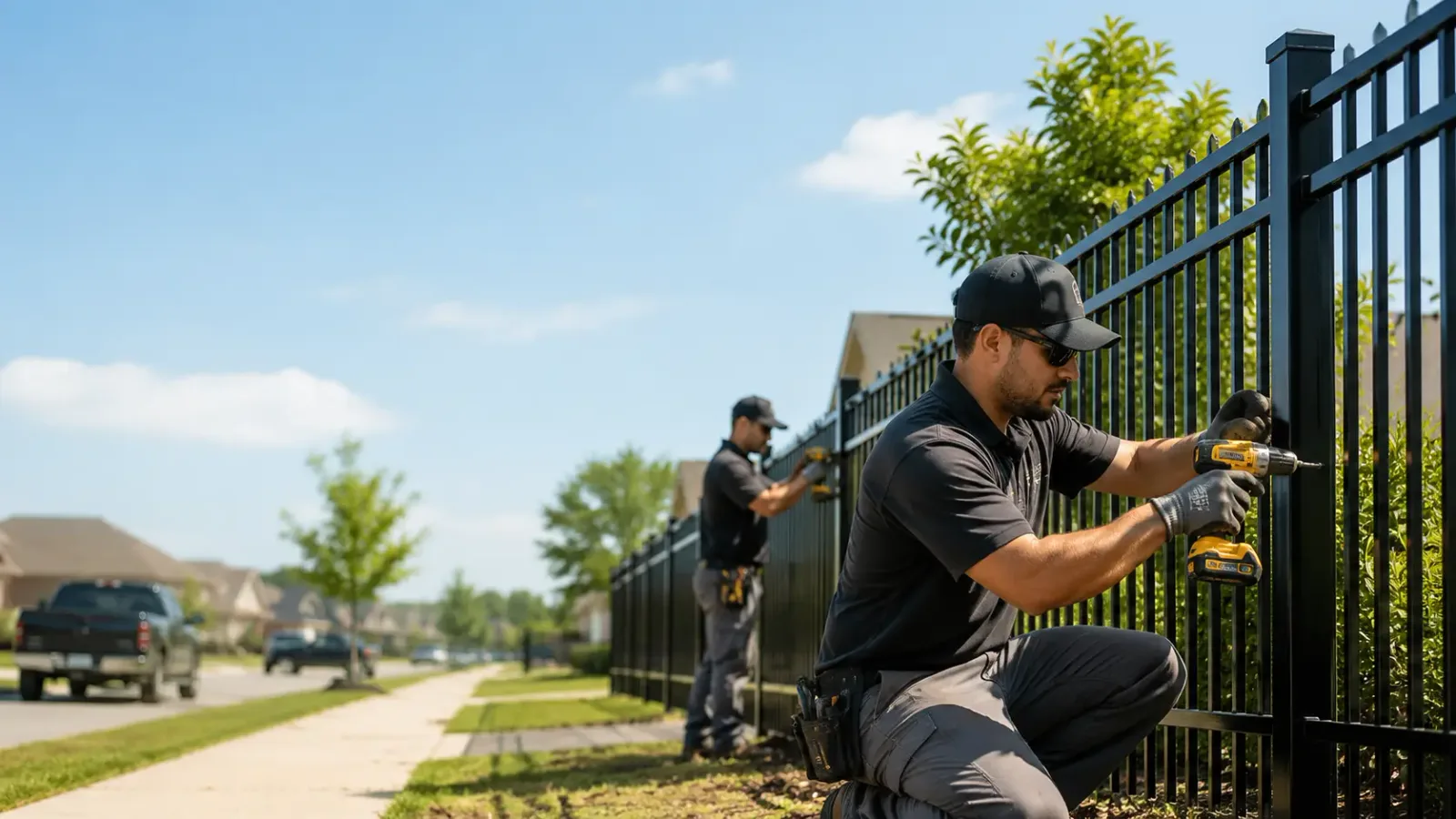 Metal Fence Installation in Lafe, AR